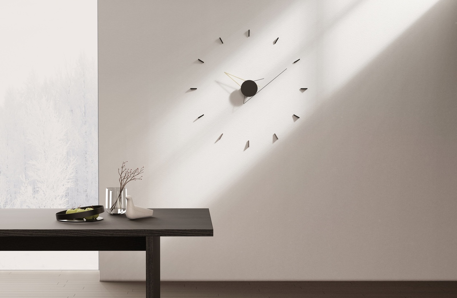 Silo Clock an art piece that tells time.