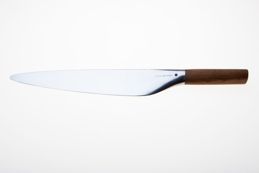 Το μαχαίρι κουζίνας Per Finne συνδυάζει το Σκανδιναβικό με το Ιαπωνικό design.