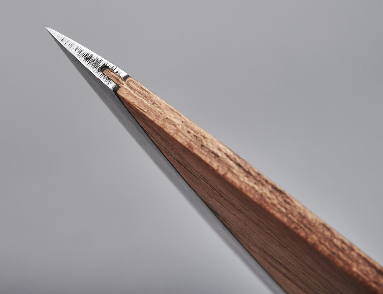 SKID Wooden Chef Knife: Form Beyond Function.