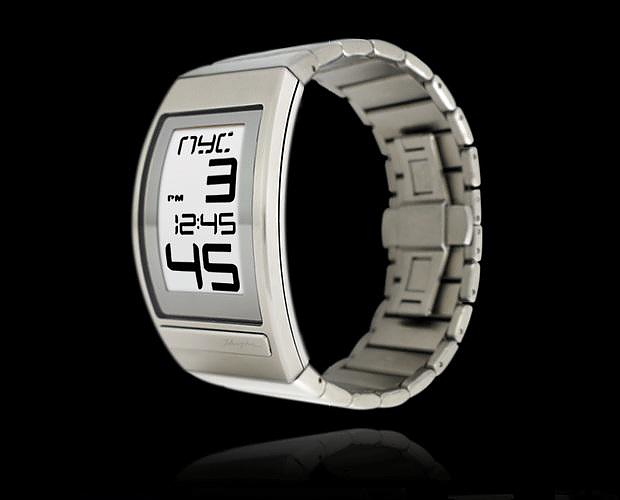 Ψηφιακά ρολόγια Phosphor με ηλεκτρονικό μελάνι.