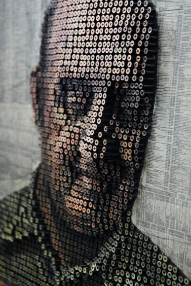 3-Dimensional Screw Paintings by Andrew Myers.