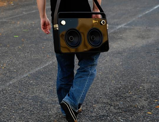 TDK Boombox portable audio system.