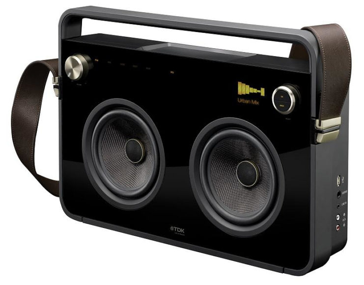 TDK Boombox portable audio system.