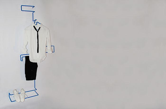 XY+Z suit rack by Well Groomed Fox.