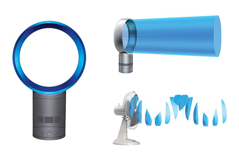 Air Multiplier fans by Dyson.