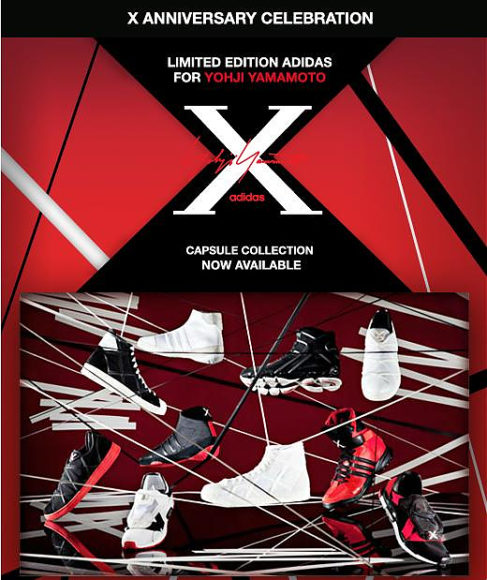 Adidas Y-3 Fall Winter 2011 X Anniversary Collection.