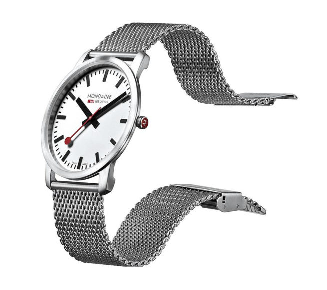 Simply Elegant της Mondaine, ένα ρολόι Ελβετικού σιδηροδρόμου στον καρπό σας.