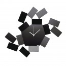 Ρολόι Τοίχου "La Stanza dello Scirocco" (Μαύρο) - Alessi