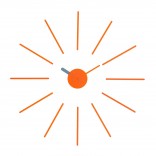 Ρολόι Τοίχου Urchin (Πορτοκαλί/Γκρι) - KLOX