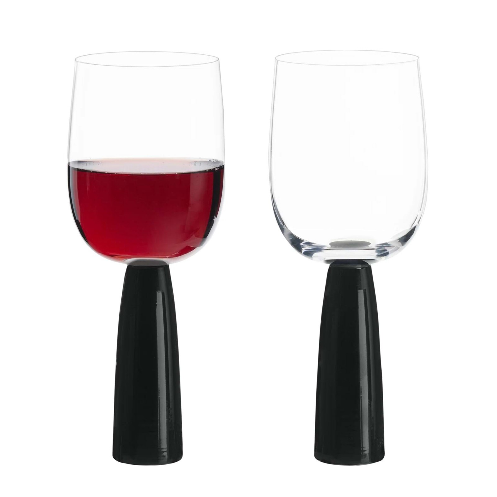 Ποτήρια Κρασιού Oslo Σετ των 2 (Μαύρο) - Anton Studio Designs