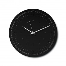 Ρολόι Τοίχου HOOP (Mαύρο) - WEEW Smart Design