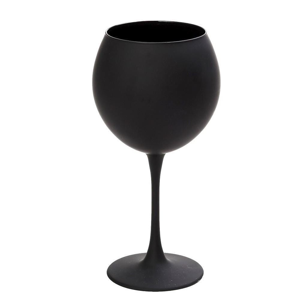 Ποτήρια Κόκκινου Κρασιού Maya Black 655 ml (Σετ των 6) - Espiel 10983