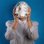 Kintsugi Skull Γλυπτό Κρανίο από Πορσελάνη Seletti