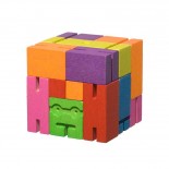 Ξύλινο Παιχνίδι Cubebot Medium Πολύχρωμο Areaware