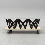 Τραπέζι Καφέ Butterfly (Γυαλί / Μαύρο) - Zanotta