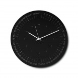 Ρολόι Τοίχου HOOP Mαύρο WEEW Smart Design