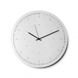 Ρολόι Τοίχου HOOP Λευκό WEEW Smart Design