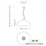 Κρεμαστό Φωτιστικό Οροφής M68 - Santa & Cole