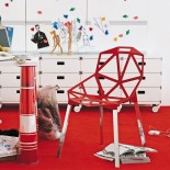 Μεταλλική Καρέκλα Chair One (Κόκκινο / Αλουμίνιο) - Magis
