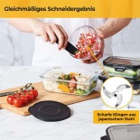 Κόφτης Λαχανικών / Αναδευτήρας / Δοχείο Φαγητού (3 σε 1) - Silberthal