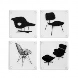 Σουβέρ Eames Chair Σετ 4 ΜοΜΑ