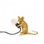Φωτιστικό Mouse Sitting Mac-Gold Seletti 