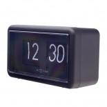 Ρολόι Τοίχου / Ρολόι Επιτραπέζιο Flip Clock (Μαύρο) - NeXtime
