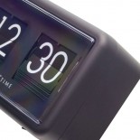 Ρολόι Τοίχου / Ρολόι Επιτραπέζιο Flip Clock (Μαύρο) - NeXtime