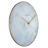 Ρολόι Τοίχου Marble 40 εκ. Λευκό NeXtime