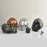 Διακοσμητικό Κρυστάλλινο Κρανίο Memento Mori 20,5 εκ. (Διάφανο) - Nude Glass