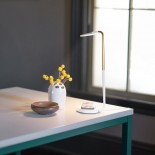 Pixo Plus Φωτιστικό Γραφείου LED (Λευκό / Χρυσό) - Pablo Designs