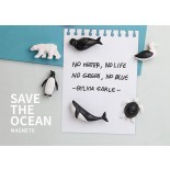 Μαγνητάκια Save The Ocean Σετ των 6 Qualy