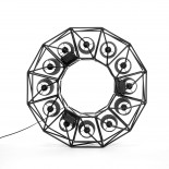 Κρεμαστό Φωτιστικό Οροφής Multilamp Ring (Μαύρο) - Seletti