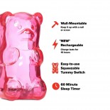 Φωτάκι Νυχτός Gummy Bear Ροζ