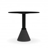 Τραπέζι Table One Bistrot με Βάση από Μαύρο Τσιμέντο (Μαύρο) - Magis