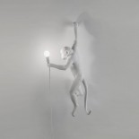 Φωτιστικό Τοίχου The Monkey Lamp Hanging Right (Λευκό) - Seletti