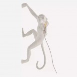 Φωτιστικό Τοίχου The Monkey Lamp Hanging Right (Λευκό) - Seletti