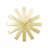 Ρολόι Τοίχου Ribbon (Χρυσό) - Umbra