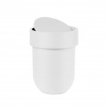 Κάδος Απορριμάτων Μπάνιου Touch 6 Λίτρα (Λευκό) - Umbra