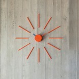 Ρολόι Τοίχου Urchin (Πορτοκαλί/Γκρι) - KLOX