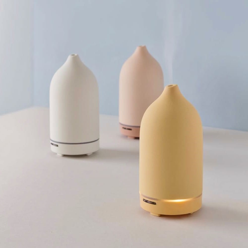 Casa Ultrasonic Essential Oil Diffuser Toast Living White Design Is This