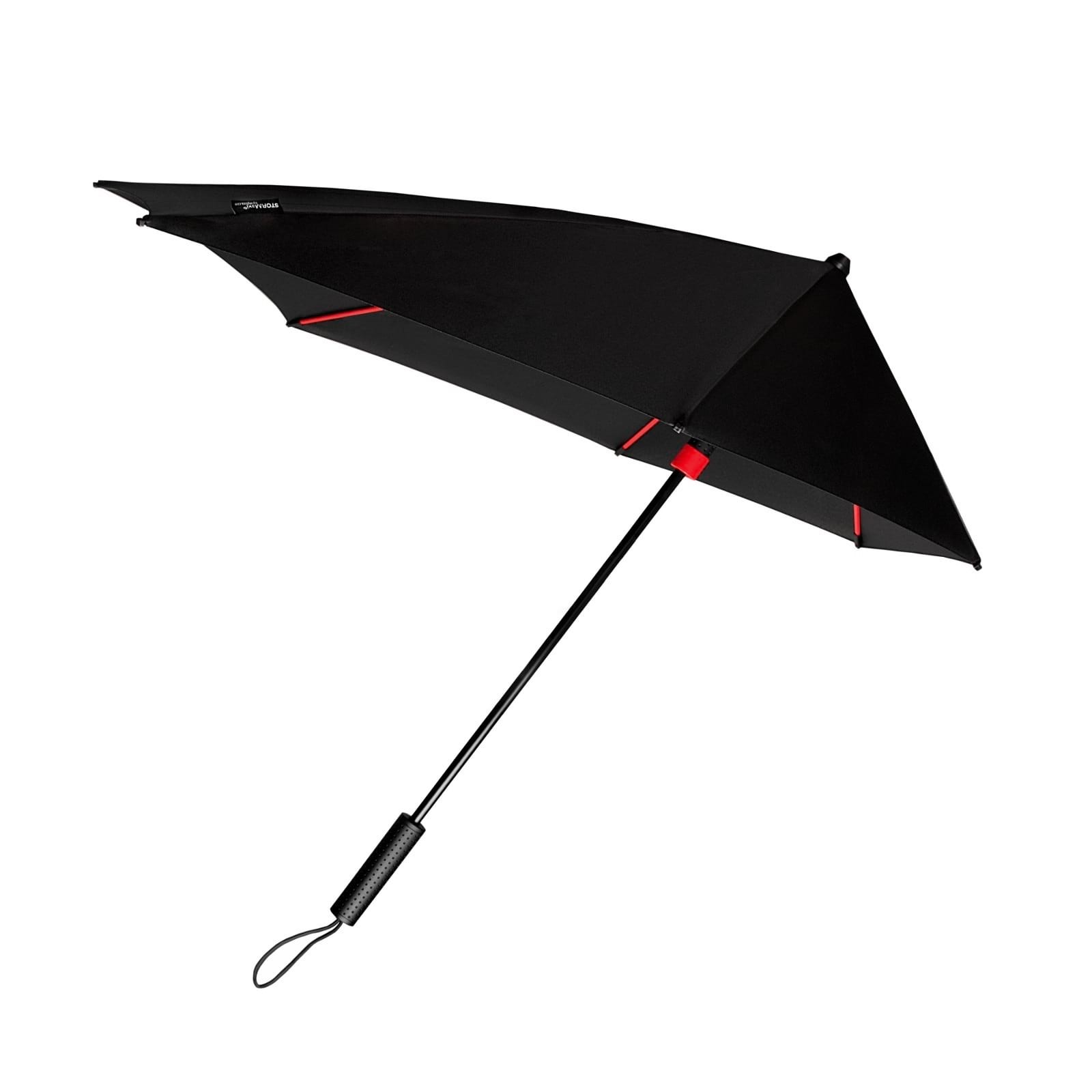 Impliva STORMaxi Storm Umbrella Black + Red Frame | Design Is