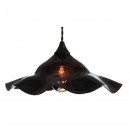 Black Nouveau Pendant Lamp Open - Rothschild & Bickers