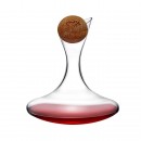 Oxygen Wine Decanter 1.75 L with Cork Stopper - Nude Glass