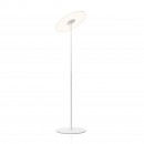 Circa Flat Panel LED Floor Lamp (White) - Pablo Designs