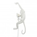 The Monkey Lamp Hanging Right (White) - Seletti