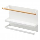 Tosca Magnetic Kitchen Storage Rack (White) - Yamazaki