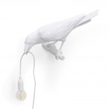 Bird Looking Left Lamp (White) - Seletti 