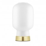 Amp Table Lamp (White / Brass) - Normann Copenhagen