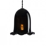 Black Nouveau Pendant Lamp Bell - Rothschild & Bickers